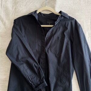 rag & bone Navy Button-Down, Sz XS